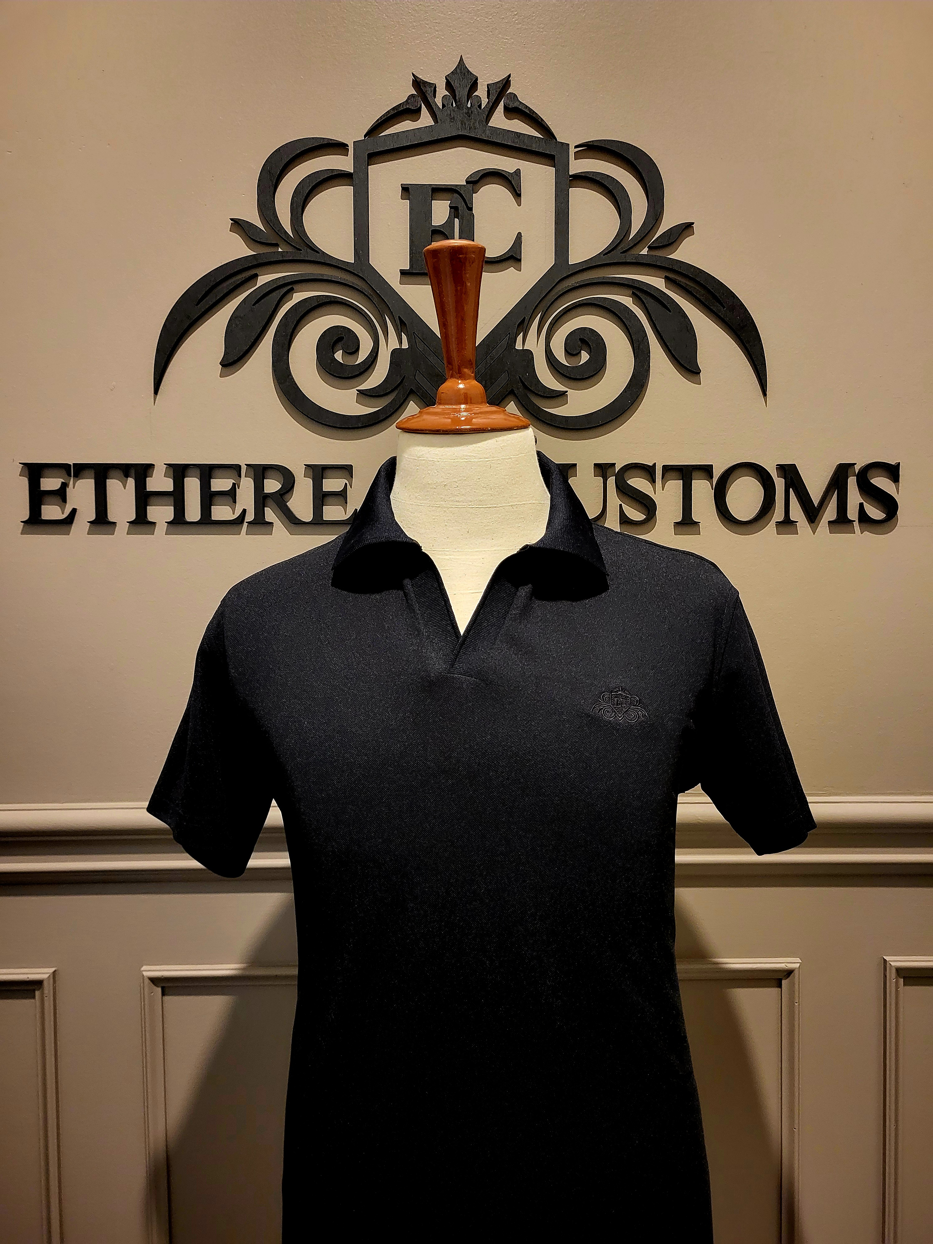 Made-to-measure polo shirt by Ethereal Customs